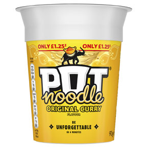 Pot Noodle Original Curry PM £1.25
