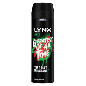 Lynx Body Spray Africa PM £3.99
